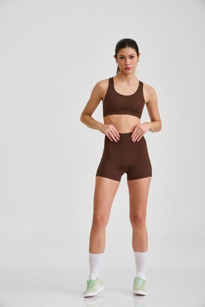 Short Vitalidade Marrom EMANA - Imagem 4