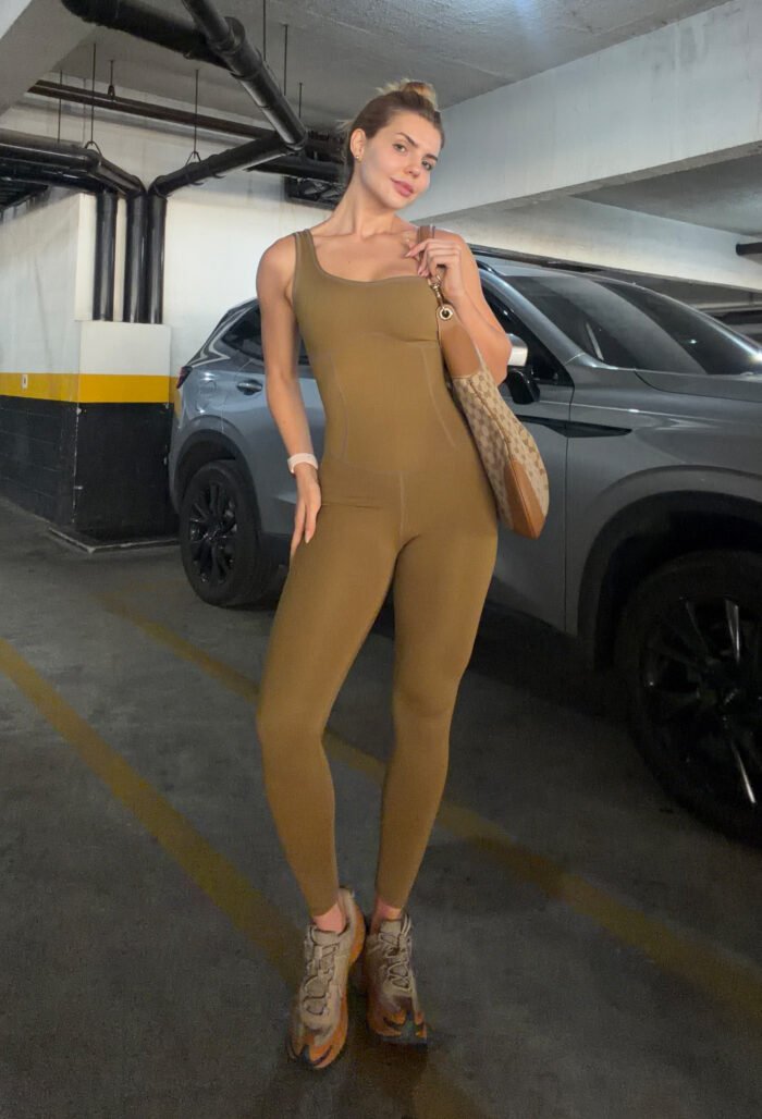 Bodysuit Ayla Juta Verde EMANA - Imagem 2