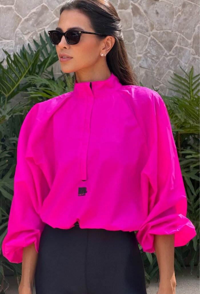 Jaqueta Corta Vento Lívia Pink - Imagem 3